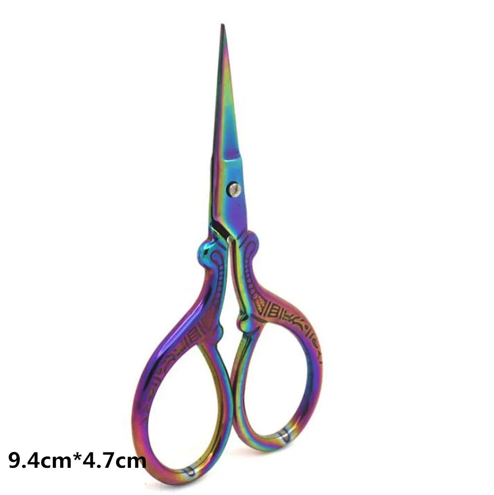 1 PCS Durable Stainless Steel Scissors Retro Classic Tailor Scissors For DIY Household Fabric Cutters Sewing Accessories Tools