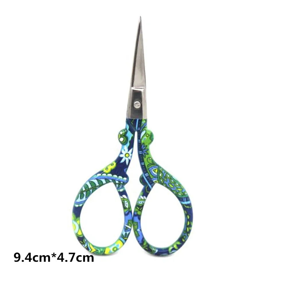 1 PCS Durable Stainless Steel Scissors Retro Classic Tailor Scissors For DIY Household Fabric Cutters Sewing Accessories Tools