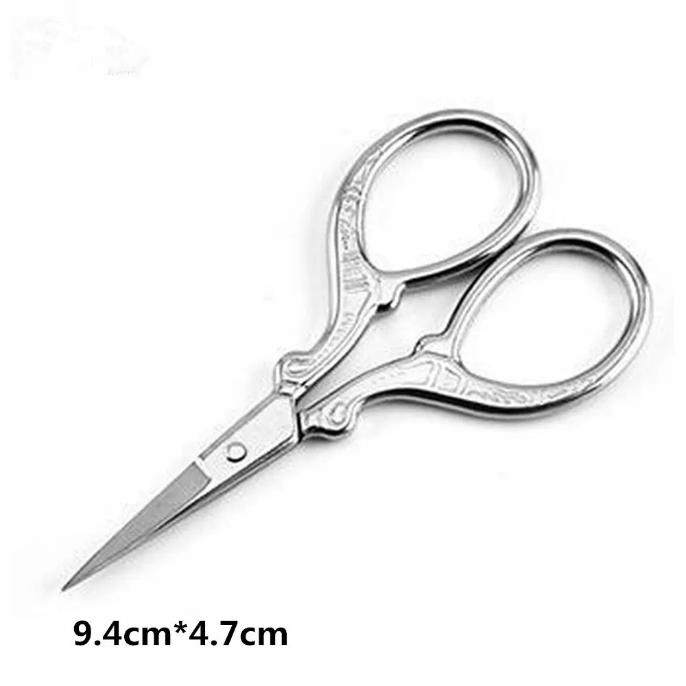 1 PCS Durable Stainless Steel Scissors Retro Classic Tailor Scissors For DIY Household Fabric Cutters Sewing Accessories Tools