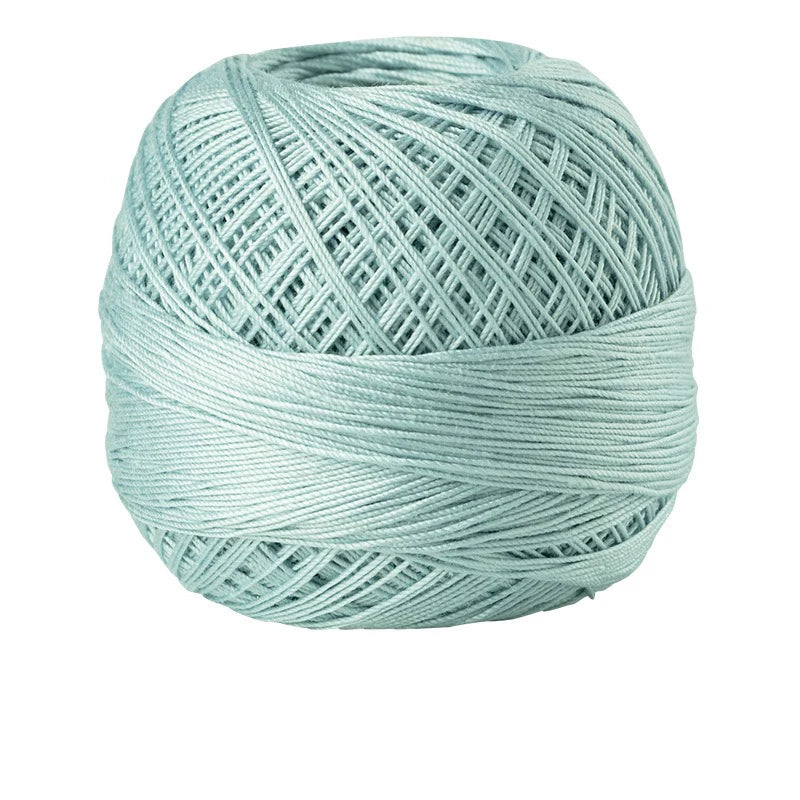 Size 10 Lace Thread 10g/Ball Cotton Crochet Tatting Knitting Thread Solid Color Embroidery Floss Home Stitching Sewing Supplies