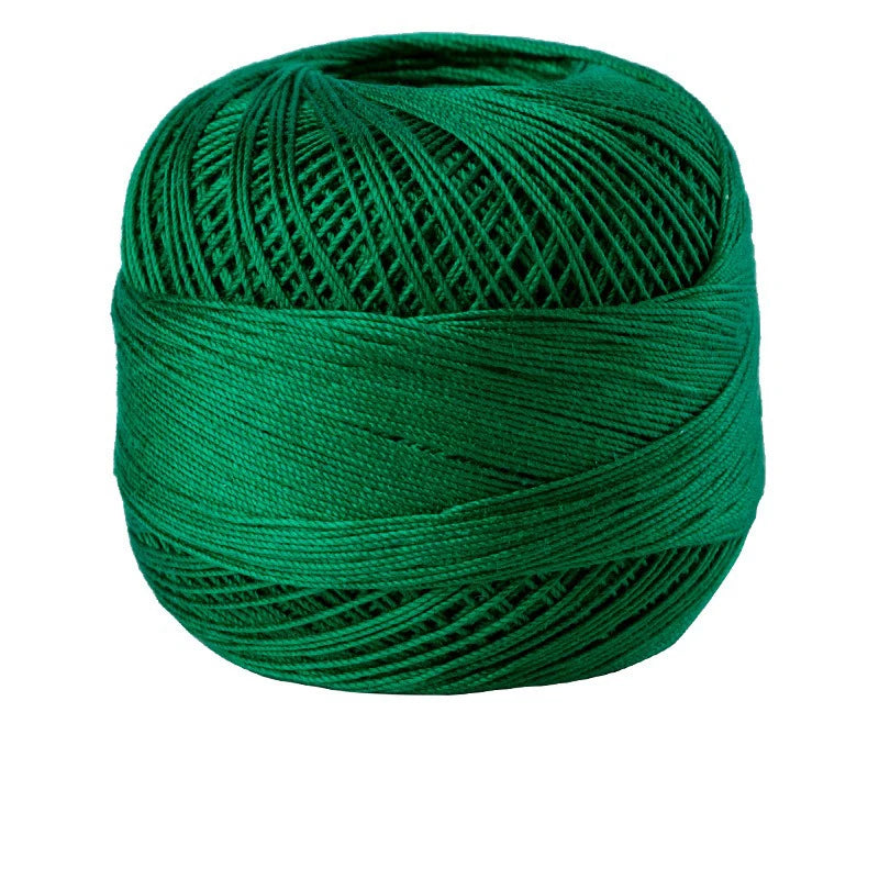 Size 10 Lace Thread 10g/Ball Cotton Crochet Tatting Knitting Thread Solid Color Embroidery Floss Home Stitching Sewing Supplies