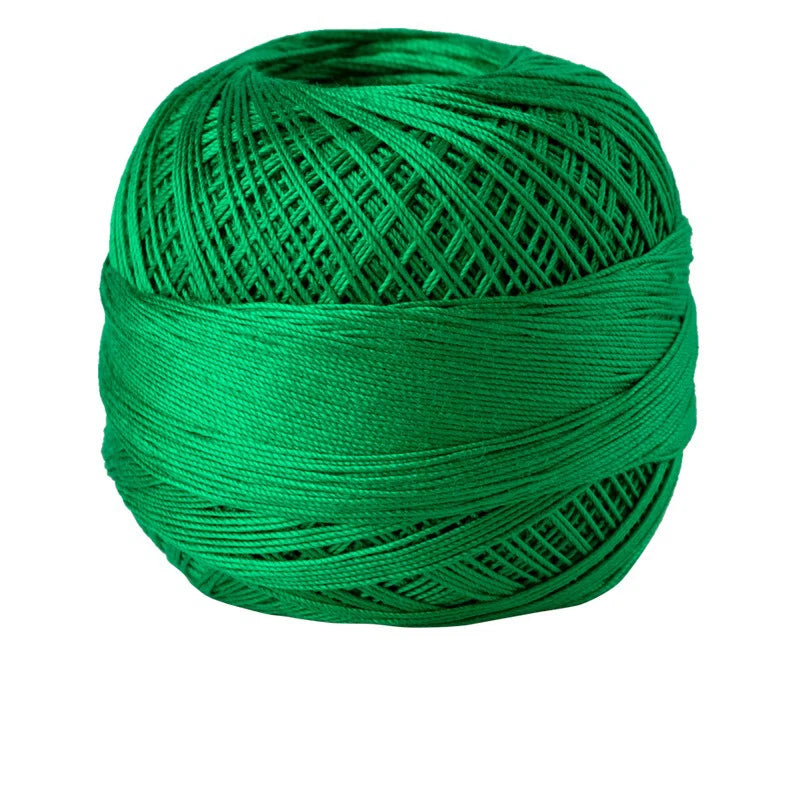 Size 10 Lace Thread 10g/Ball Cotton Crochet Tatting Knitting Thread Solid Color Embroidery Floss Home Stitching Sewing Supplies