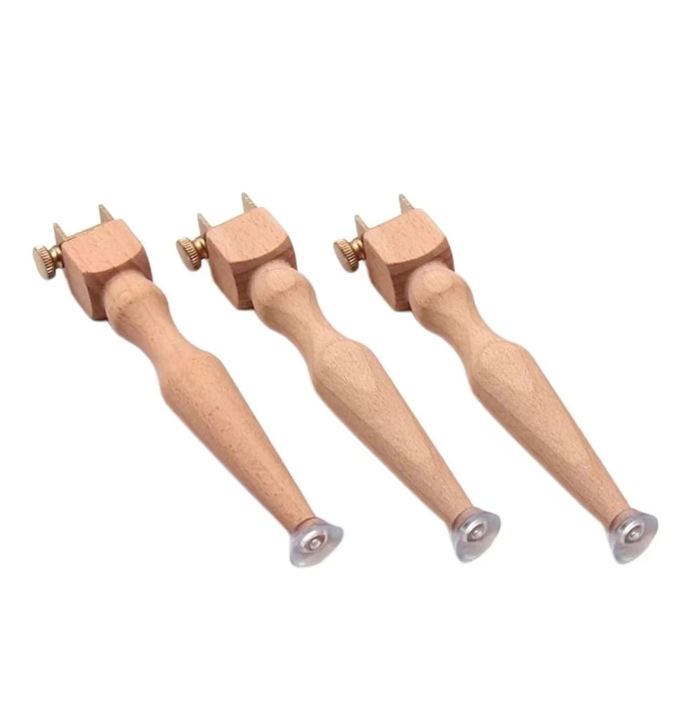 3/4Pcs Adjustable Portable Wooden Embroidery Hoop Stand For Handmade Cross Stitch Hoop Embroidery Ring Frame Embroidery Tools