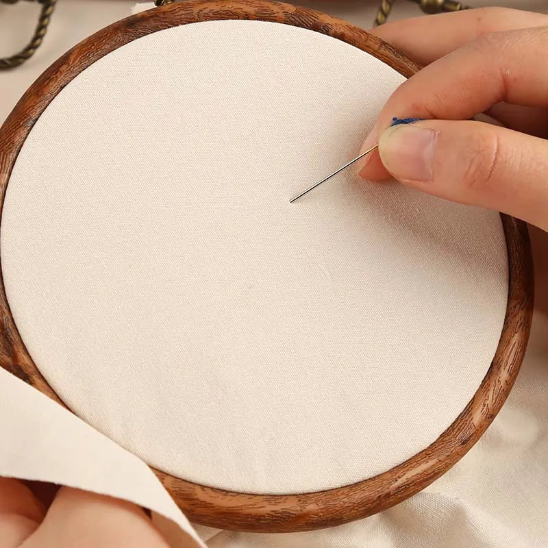 KRABALL Bamboo or Plastic Frame Embroidery Hoop Set Ring Circle Round Cross Stitch Hoop Ring DIY Loop Sewing Tools Accessories