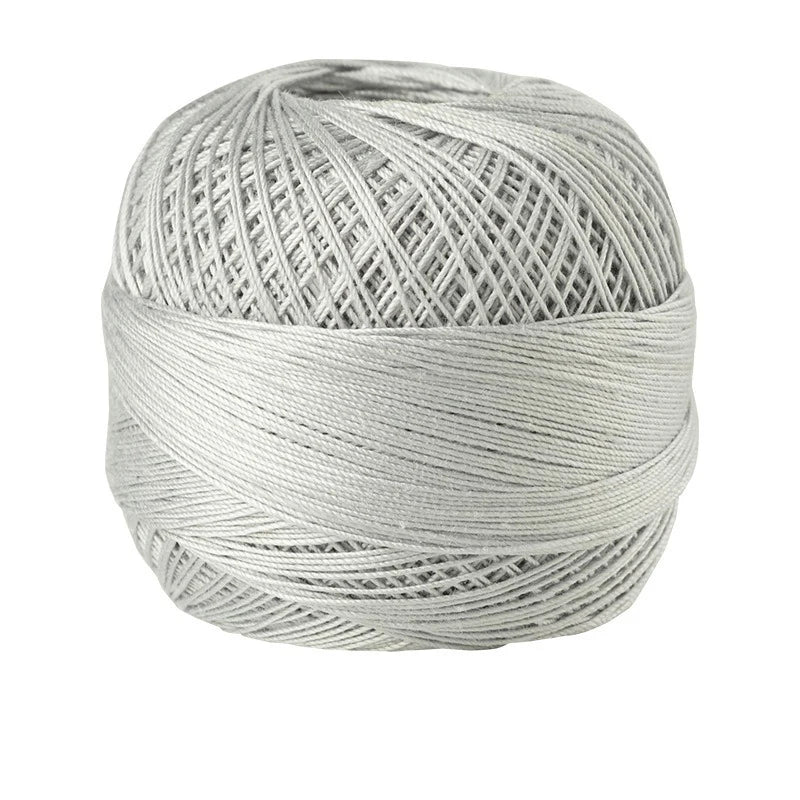 Size 10 Lace Thread 10g/Ball Cotton Crochet Tatting Knitting Thread Solid Color Embroidery Floss Home Stitching Sewing Supplies