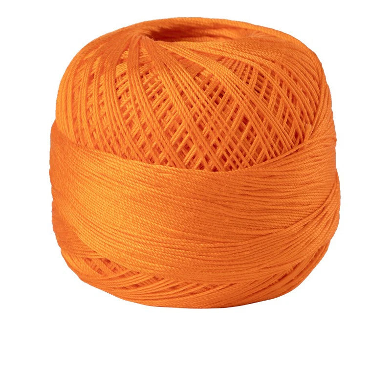 Size 10 Lace Thread 10g/Ball Cotton Crochet Tatting Knitting Thread Solid Color Embroidery Floss Home Stitching Sewing Supplies
