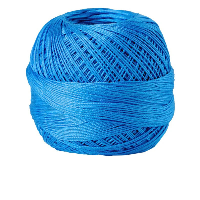 Size 10 Lace Thread 10g/Ball Cotton Crochet Tatting Knitting Thread Solid Color Embroidery Floss Home Stitching Sewing Supplies