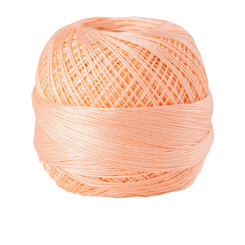 Size 10 Lace Thread 10g/Ball Cotton Crochet Tatting Knitting Thread Solid Color Embroidery Floss Home Stitching Sewing Supplies