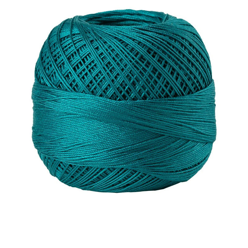 Size 10 Lace Thread 10g/Ball Cotton Crochet Tatting Knitting Thread Solid Color Embroidery Floss Home Stitching Sewing Supplies