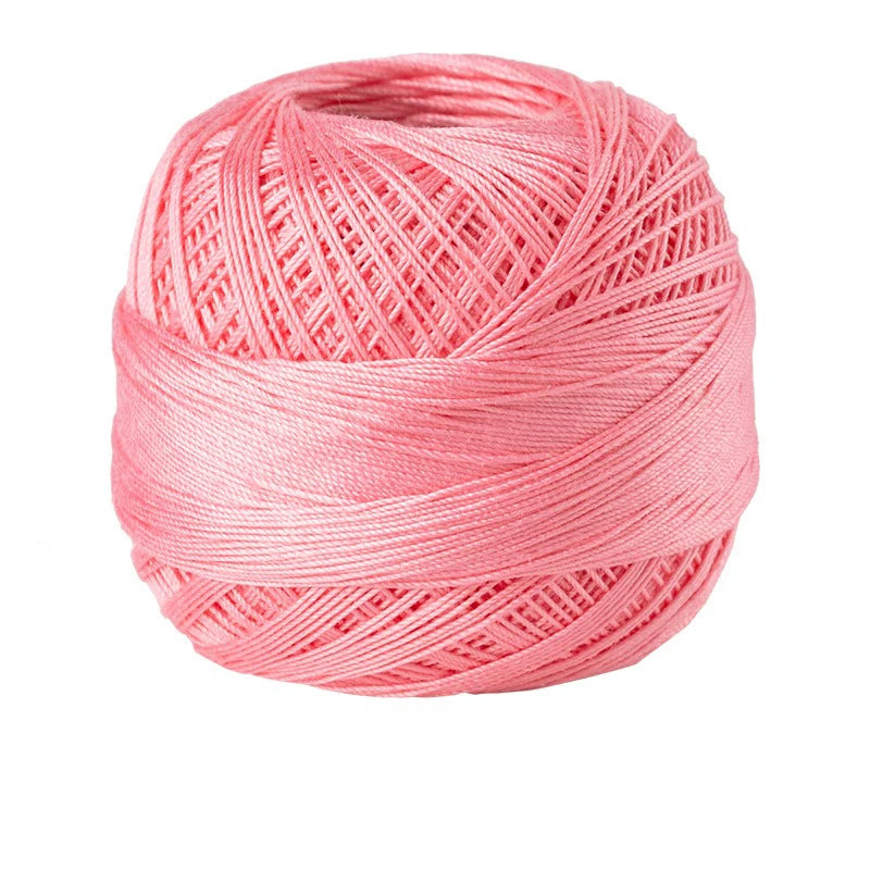 Size 10 Lace Thread 10g/Ball Cotton Crochet Tatting Knitting Thread Solid Color Embroidery Floss Home Stitching Sewing Supplies