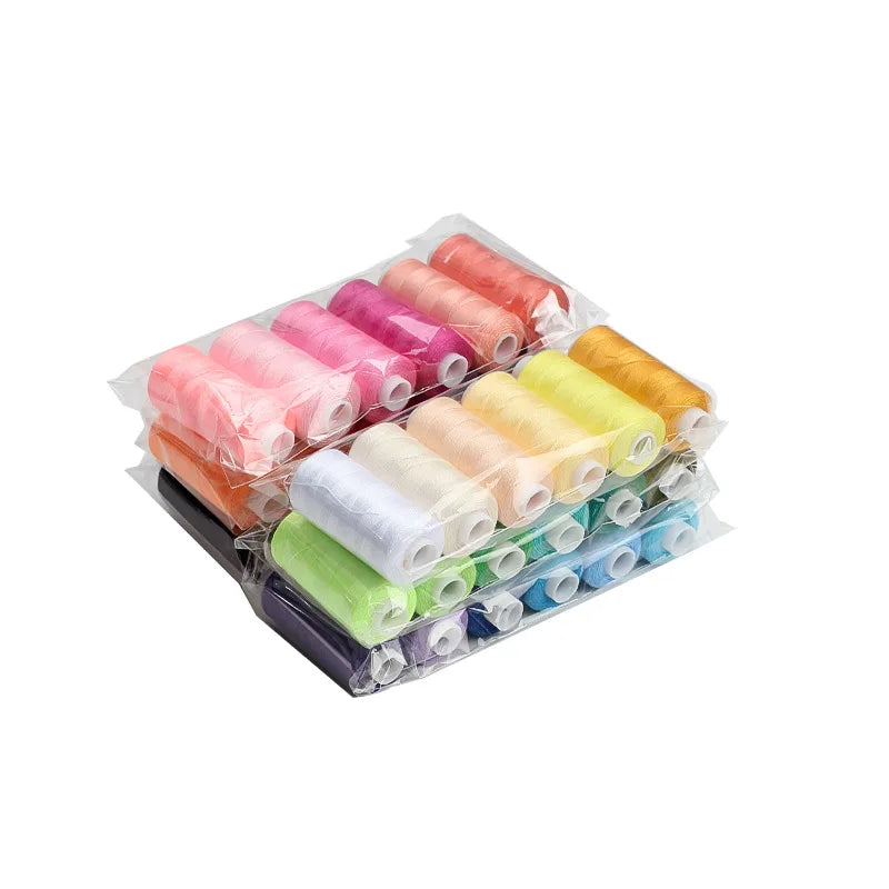 6pcs/Pack Assorted Colors Sewing Thread Polyester Sewing Thread, For Domestic DIY Sewing And Embroidery