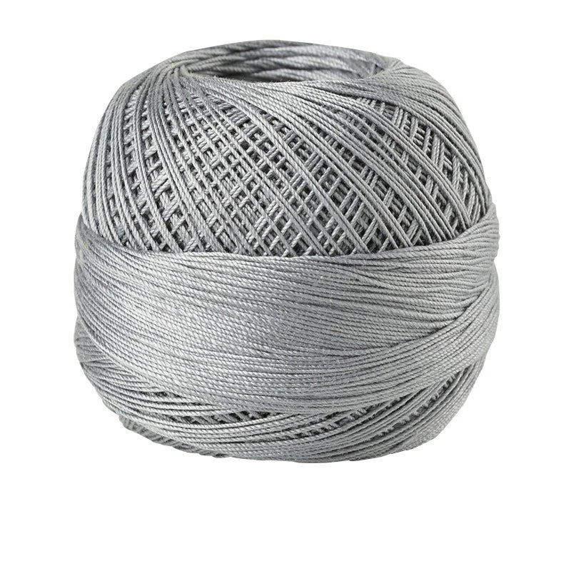 Size 10 Lace Thread 10g/Ball Cotton Crochet Tatting Knitting Thread Solid Color Embroidery Floss Home Stitching Sewing Supplies