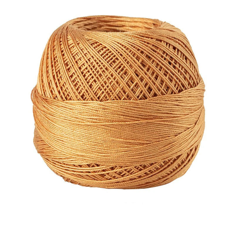Size 10 Lace Thread 10g/Ball Cotton Crochet Tatting Knitting Thread Solid Color Embroidery Floss Home Stitching Sewing Supplies