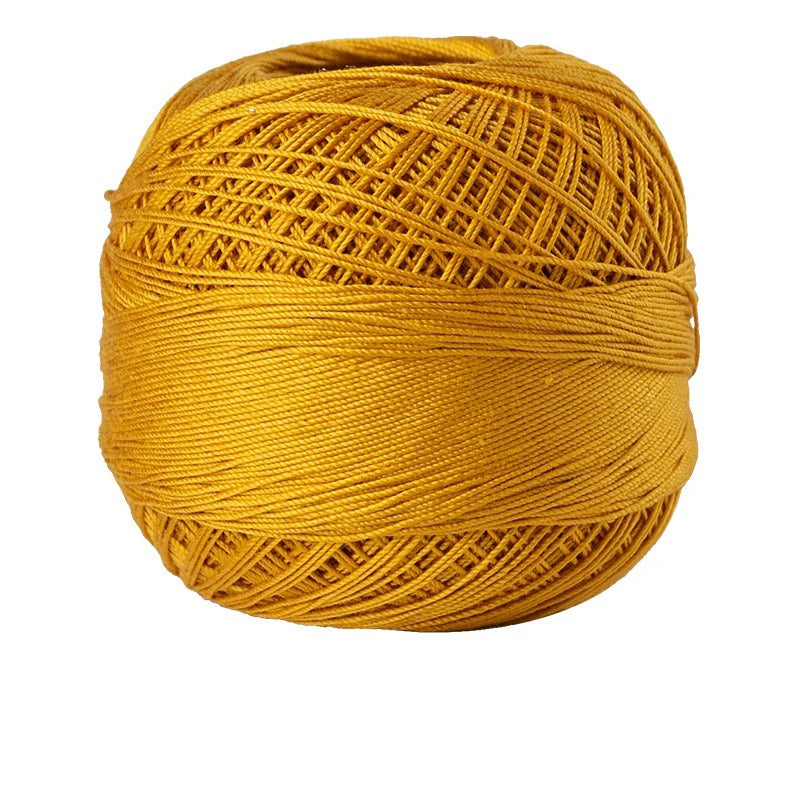 Size 10 Lace Thread 10g/Ball Cotton Crochet Tatting Knitting Thread Solid Color Embroidery Floss Home Stitching Sewing Supplies