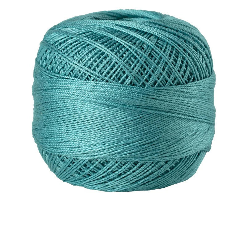 Size 10 Lace Thread 10g/Ball Cotton Crochet Tatting Knitting Thread Solid Color Embroidery Floss Home Stitching Sewing Supplies