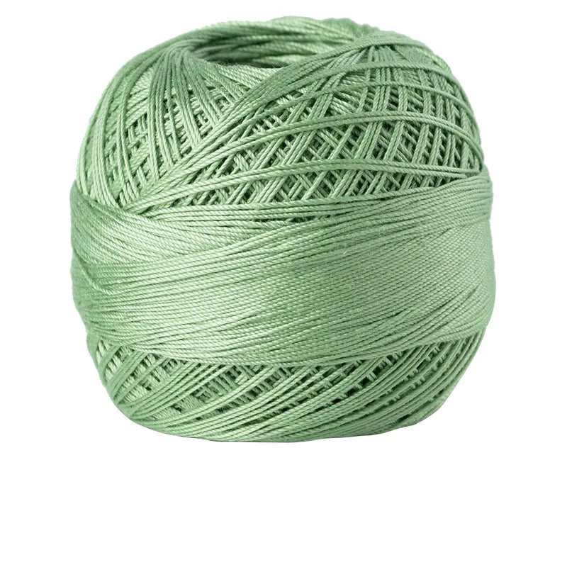 Size 10 Lace Thread 10g/Ball Cotton Crochet Tatting Knitting Thread Solid Color Embroidery Floss Home Stitching Sewing Supplies