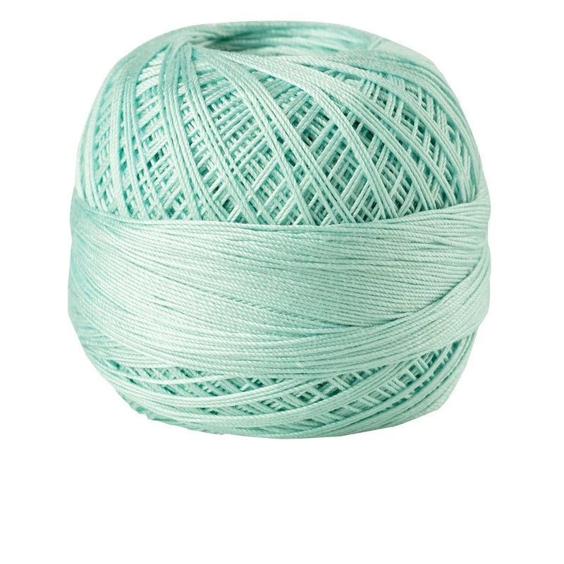 Size 10 Lace Thread 10g/Ball Cotton Crochet Tatting Knitting Thread Solid Color Embroidery Floss Home Stitching Sewing Supplies