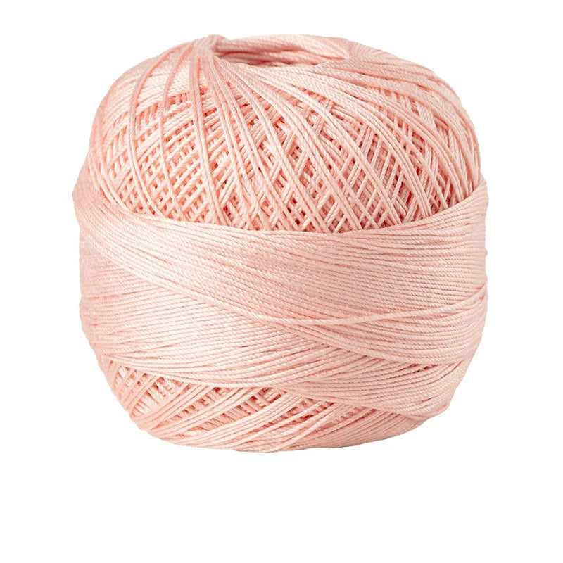 Size 10 Lace Thread 10g/Ball Cotton Crochet Tatting Knitting Thread Solid Color Embroidery Floss Home Stitching Sewing Supplies