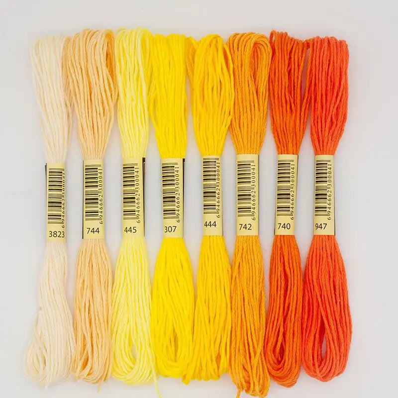 Cross Stitch Thread The Unique Style 8 Cross Stitch Cotton Embroidery Thread Floss Sewing Skeins Craft Dofferent Gradient Color