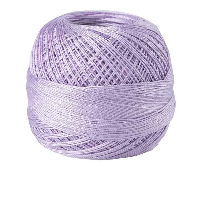 Size 10 Lace Thread 10g/Ball Cotton Crochet Tatting Knitting Thread Solid Color Embroidery Floss Home Stitching Sewing Supplies