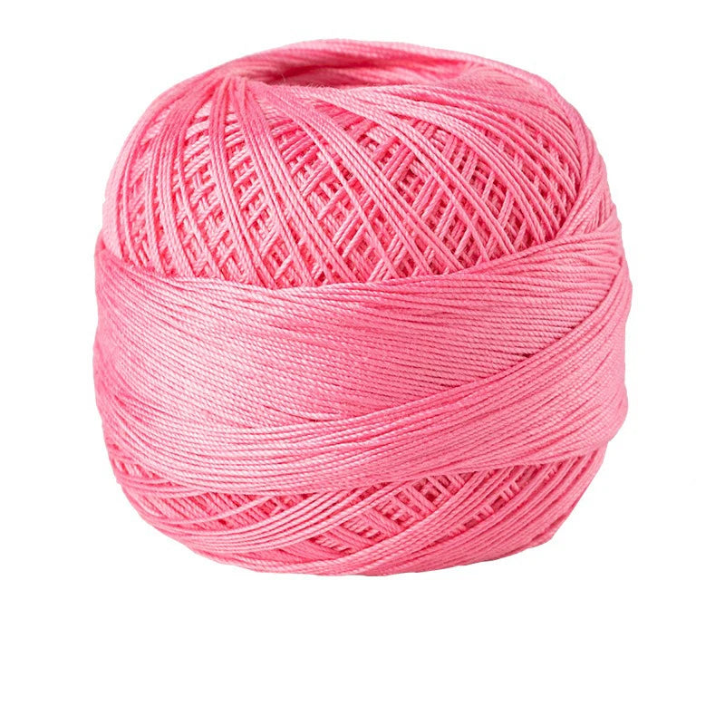 Size 10 Lace Thread 10g/Ball Cotton Crochet Tatting Knitting Thread Solid Color Embroidery Floss Home Stitching Sewing Supplies