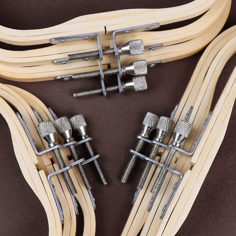 3Pcs Square Embroidery Hoop Adjustable Stitching Hoop for Needlework Craft New