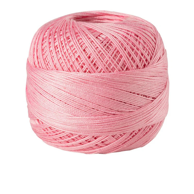 Size 10 Lace Thread 10g/Ball Cotton Crochet Tatting Knitting Thread Solid Color Embroidery Floss Home Stitching Sewing Supplies
