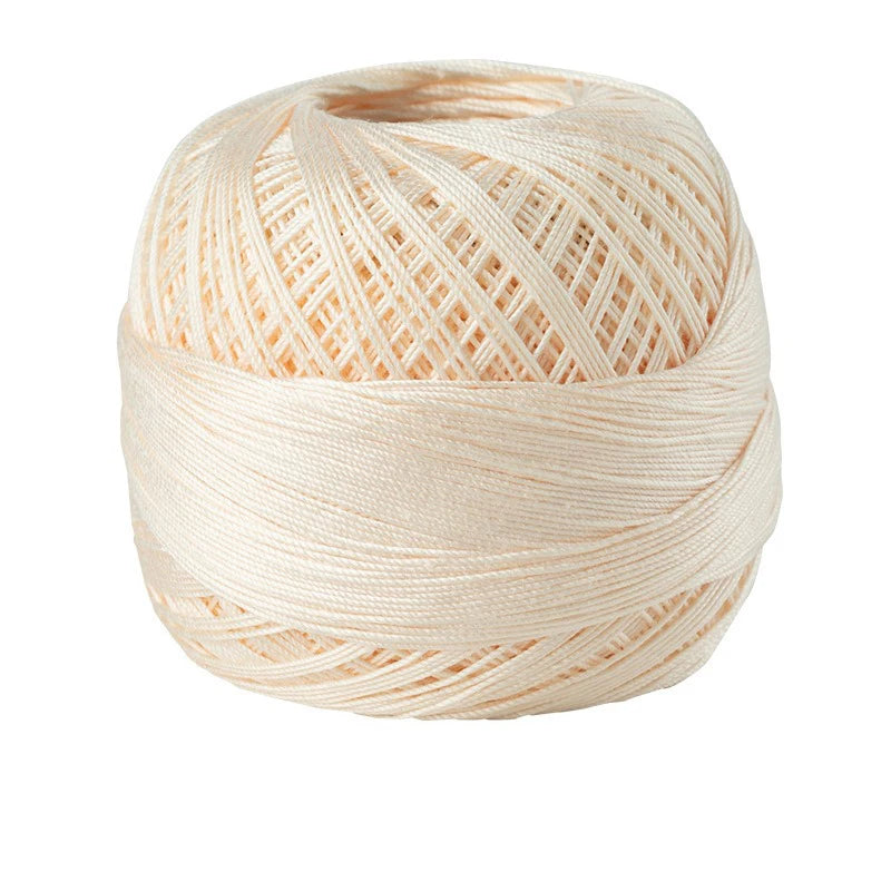 Size 10 Lace Thread 10g/Ball Cotton Crochet Tatting Knitting Thread Solid Color Embroidery Floss Home Stitching Sewing Supplies