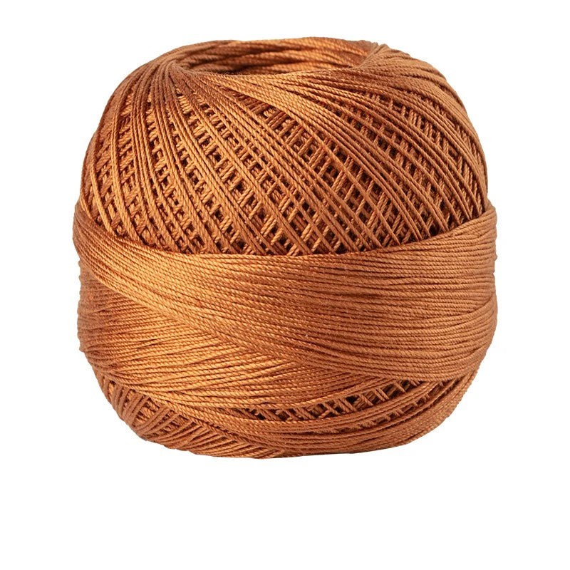 Size 10 Lace Thread 10g/Ball Cotton Crochet Tatting Knitting Thread Solid Color Embroidery Floss Home Stitching Sewing Supplies