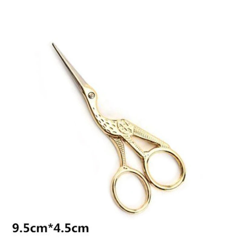 1 PCS Durable Stainless Steel Scissors Retro Classic Tailor Scissors For DIY Household Fabric Cutters Sewing Accessories Tools