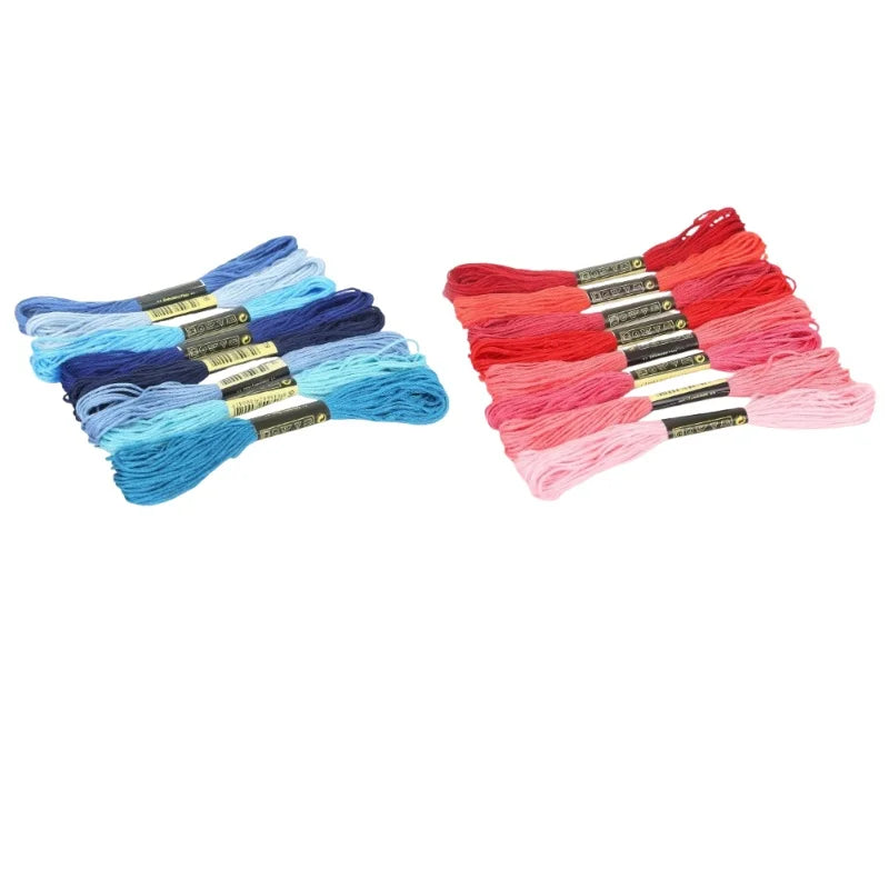 12/24/36/50 Anchor Similar DMC Cross Stitch Cotton Embroidery Thread Floss Sewing Skeins Craft Not Repeat Cross Stitch